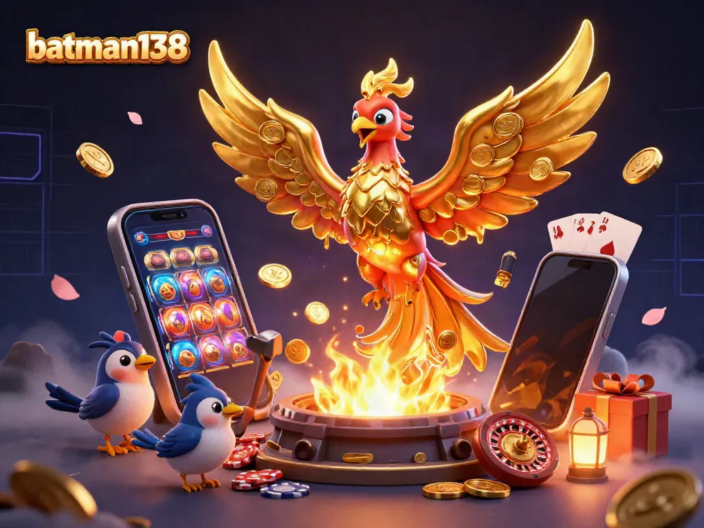 Experience the vibrant gameplay at batman138 with molten phoenix and captivating game elements.