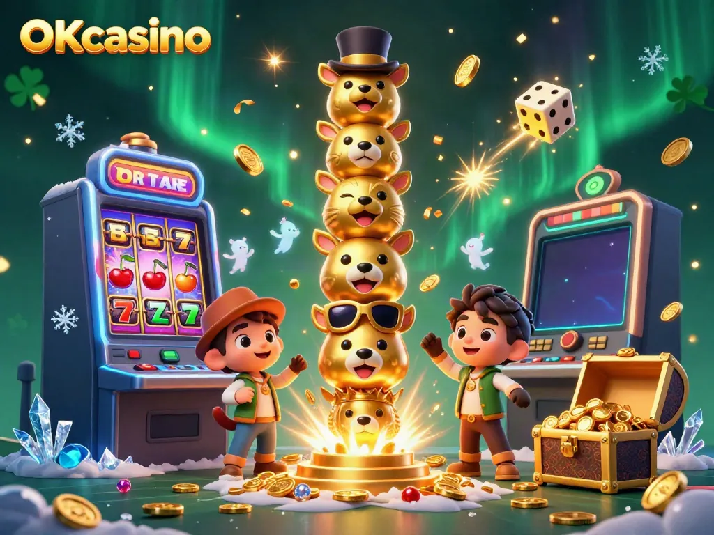 เล่นสนุกที่ OKcasino กับสล็อตแมชชีนและโบนัสมากมายในภาพ 3D สุดอลังการ
