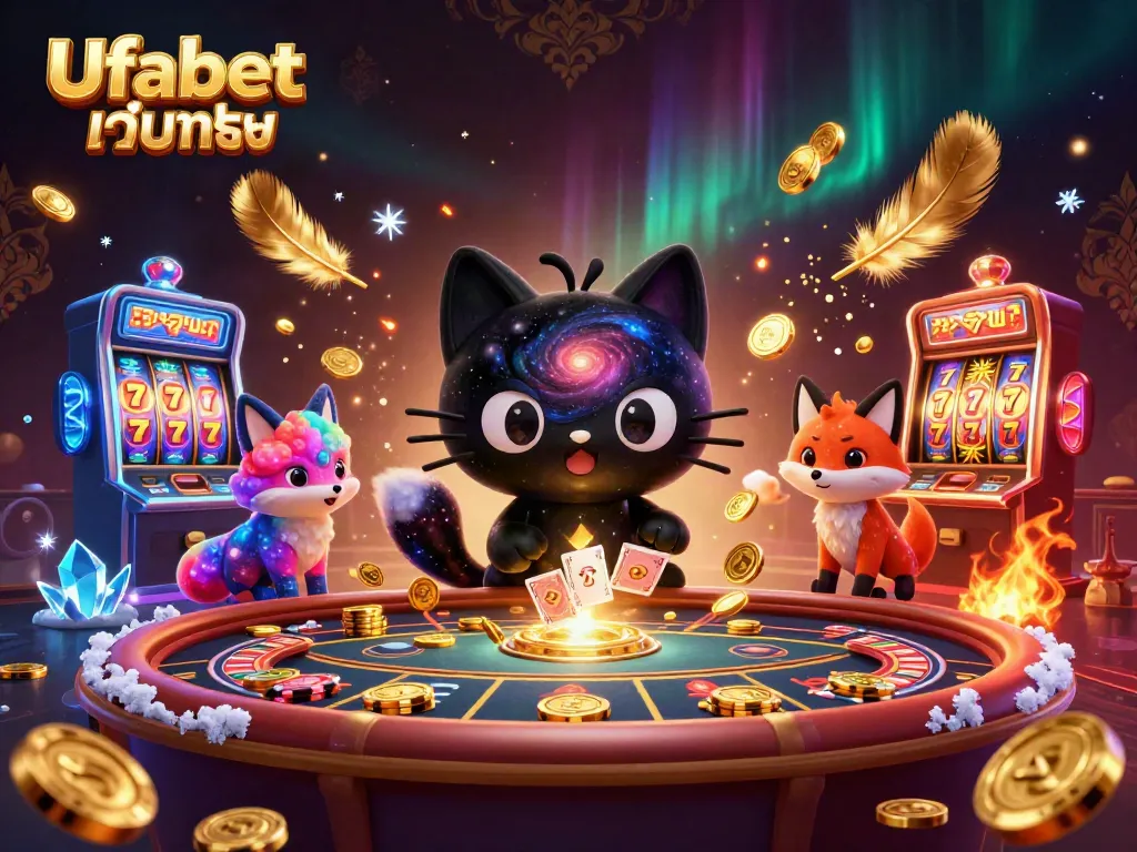 Experience the thrill of winning at Ufabet เว็บตรง with vibrant casino characters and dynamic gaming elements.