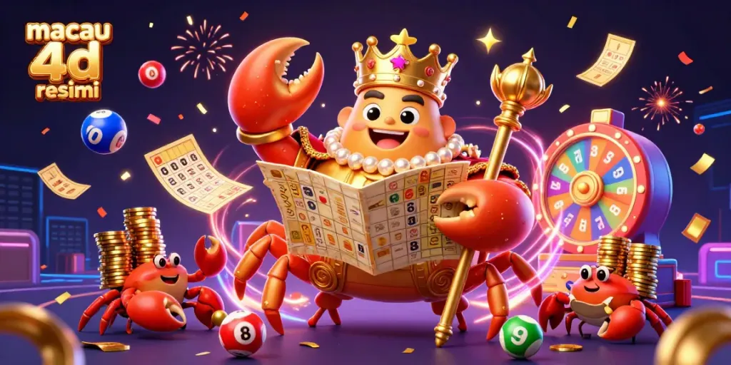 Menangkan jackpot di platform macau 4d resmi dengan ilustrasi karnaval perjudian yang meriah.