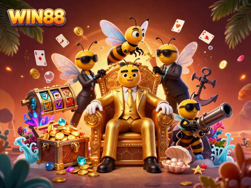 Experience the thrilling atmosphere of WIN88 with dazzling slot elements and rich characters.
