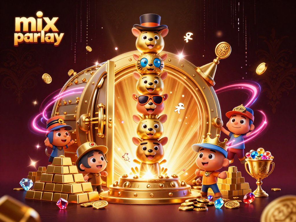 Experience the excitement of mix parlay betting with unique casino elements bursting with vibrancy.