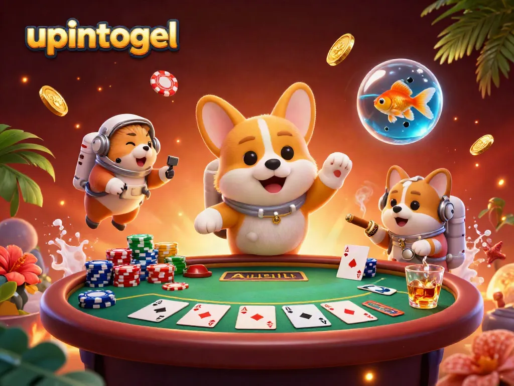 Menangkan permainan di upintogel dengan ilustrasi kasino luar angkasa yang menarik