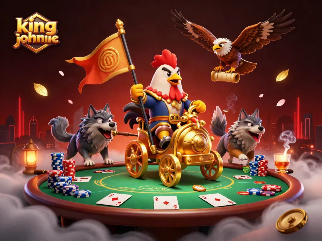 Master the game at kingjohnnie with thrilling poker action and vibrant casino elements.