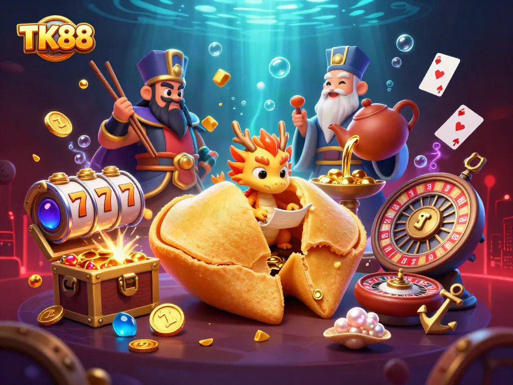 Win big with TK88 by spinning through a vibrant, gold-filled casino adventure.