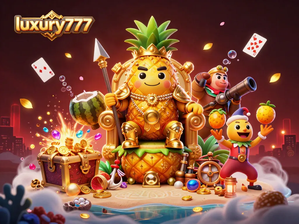 Experience thrilling gameplay at luxury777 with vibrant 3D visuals and interactive casino elements.