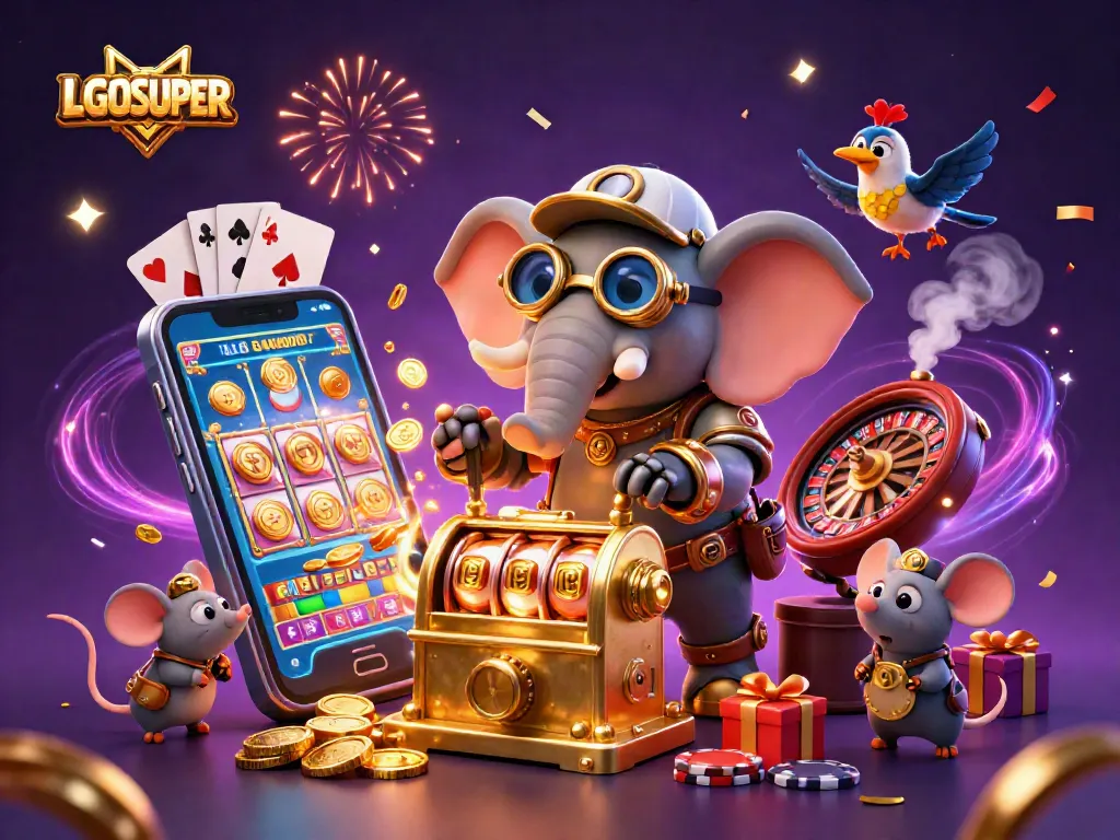 Players win big with LGOSUPER while enjoying dynamic slot games surrounded by festive rewards.