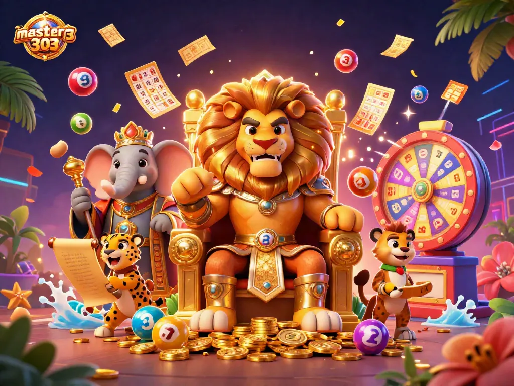 Mengalami keseruan master303 dengan raja singa, gajah bijak, dan cheetah mengantar permainan lotere dan bingo yang memukau.